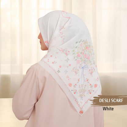 Desly Scarf - DP32.10 DV32.10 DJ32.10 White