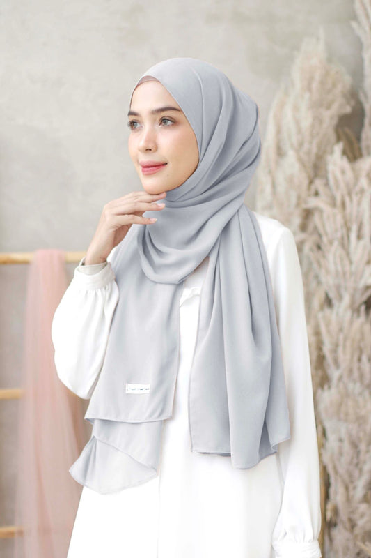 Pashmina Cyra - Lavender Grey