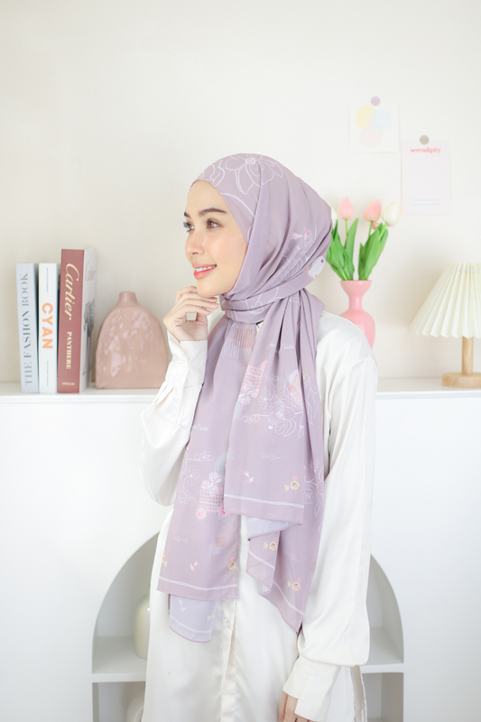 Mora - Pashmina Premium Ceruti - Dusty - PM11.48