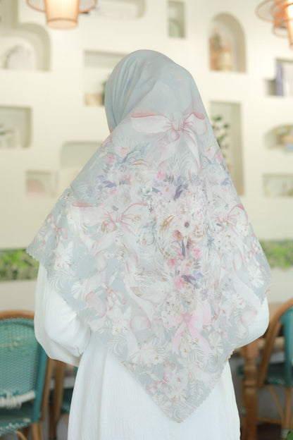 [ BUY 3 GET 1 FREE HIJAB ] Emily JUMBO - Scarf Square Premium Polycotton XL | COQUETTE DESERT - EB28.42