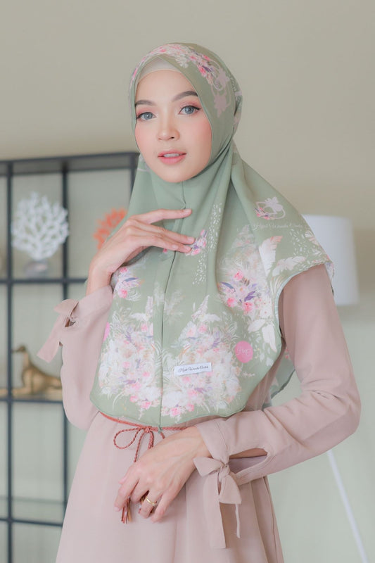 [ BUY 3 GET 1 FREE ] Emily - Instan Baiti - Pastel Olive - BM45.95