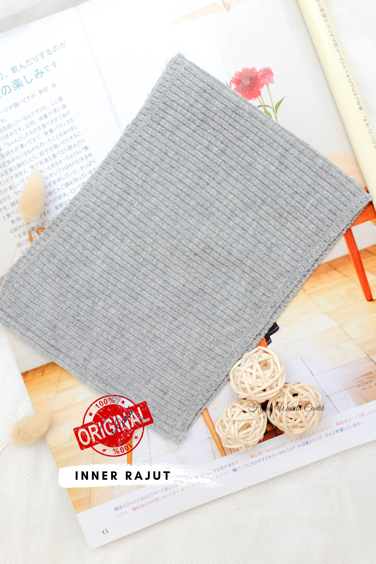 100 dapat 4 Inner Rajut Anti Pusing - IN23