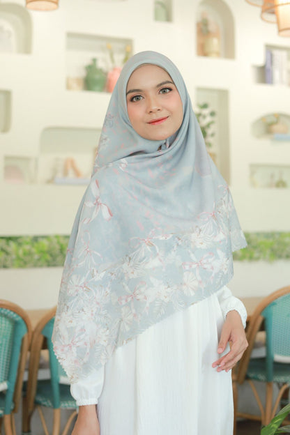 [ BUY 3 GET 1 FREE HIJAB ] Emily JUMBO - Scarf Square Premium Polycotton XL | COQUETTE DESERT - EB28.42