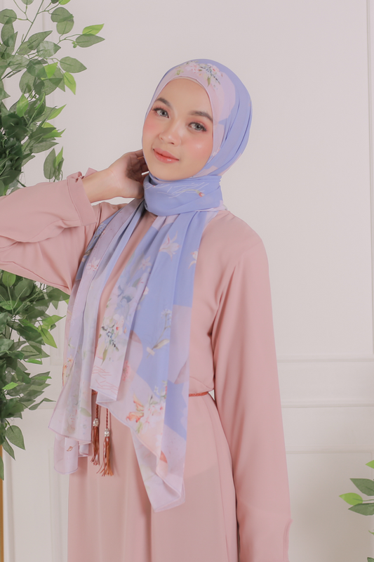 Lily - Pashmina Premium Ceruti - Sky - PM11.38