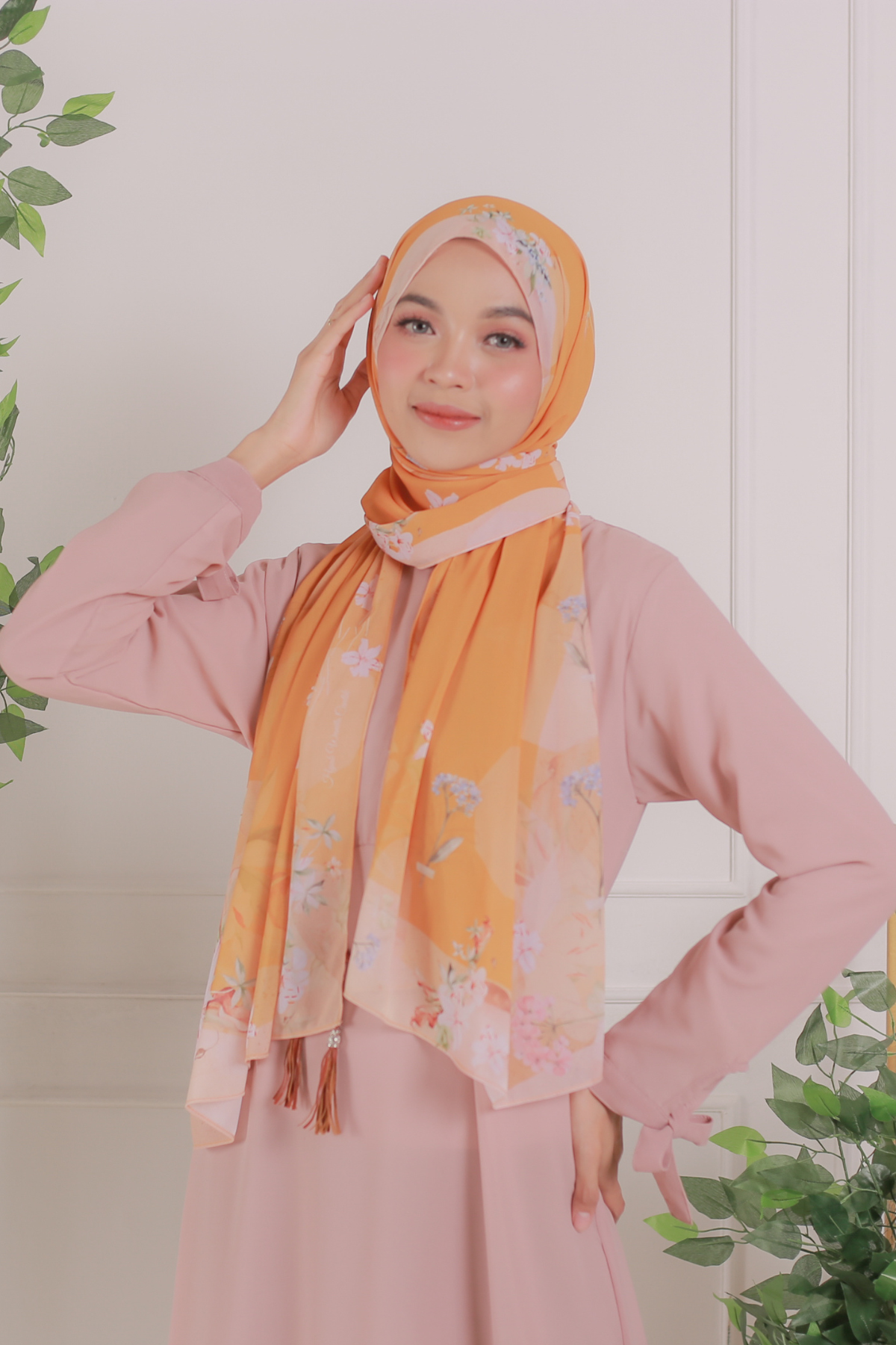 Lily - Pashmina Premium Ceruti - Gold - PM11.39