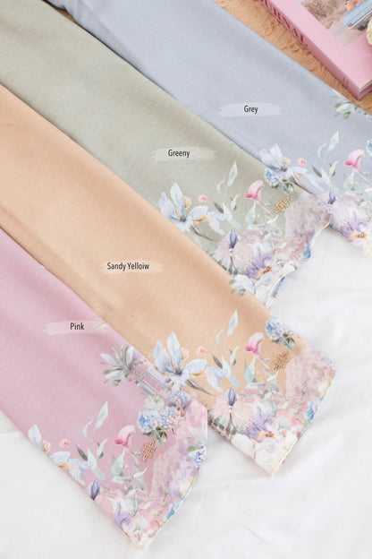 [ BUY 3 GET 1 FREE HIJAB ] Instan Malaya Purity - MP10.16 Sandy Yellow