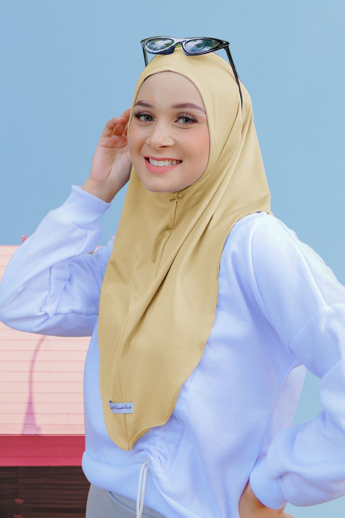 Instan Jennie Sporty Hijab - HLS1.11 Downing Straw