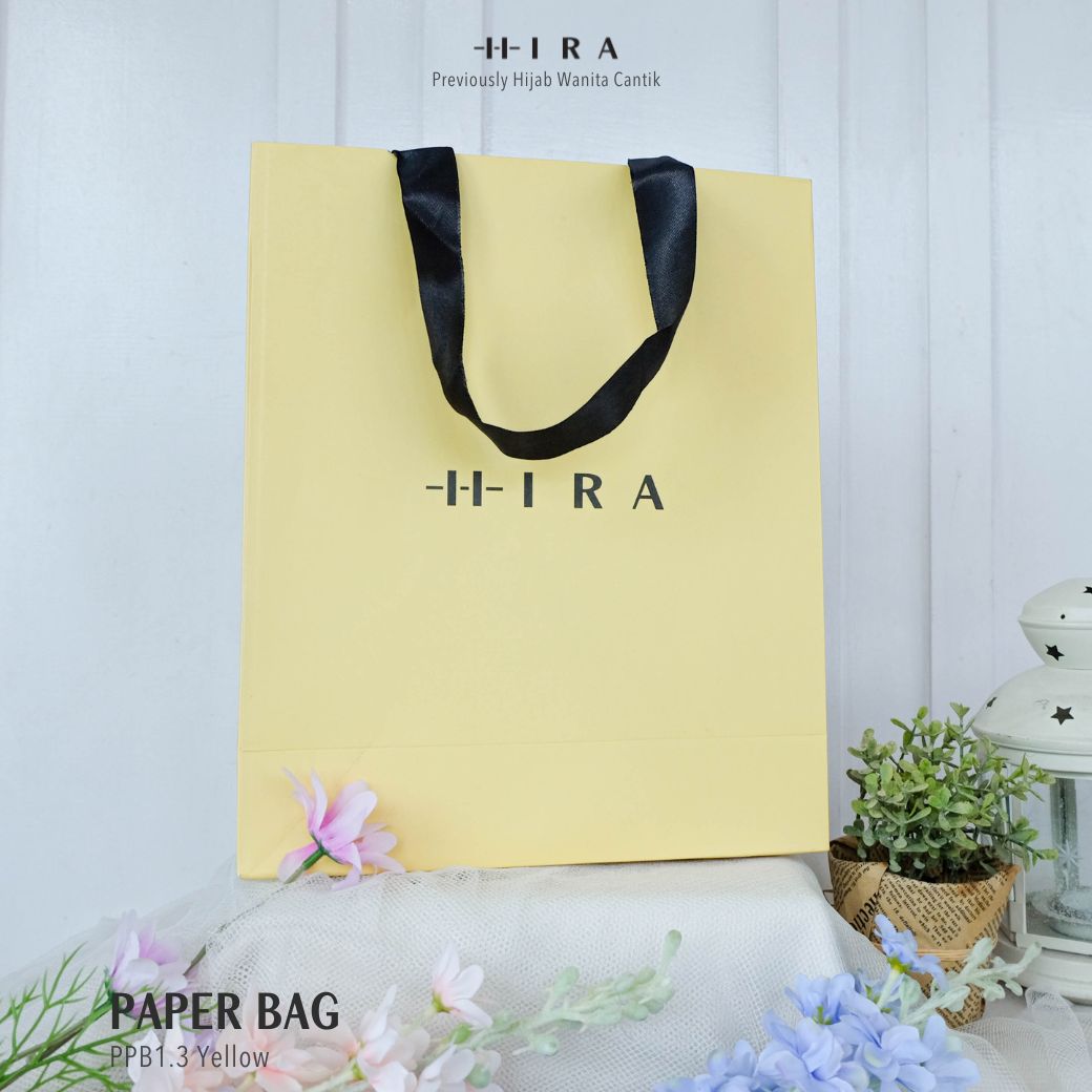 Paper Bag Hira - PPB1.3 Yellow