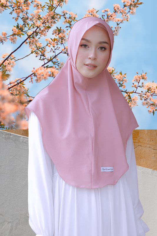Hijab Instan Baiti Bergo -   TY11.37 Dark Pink