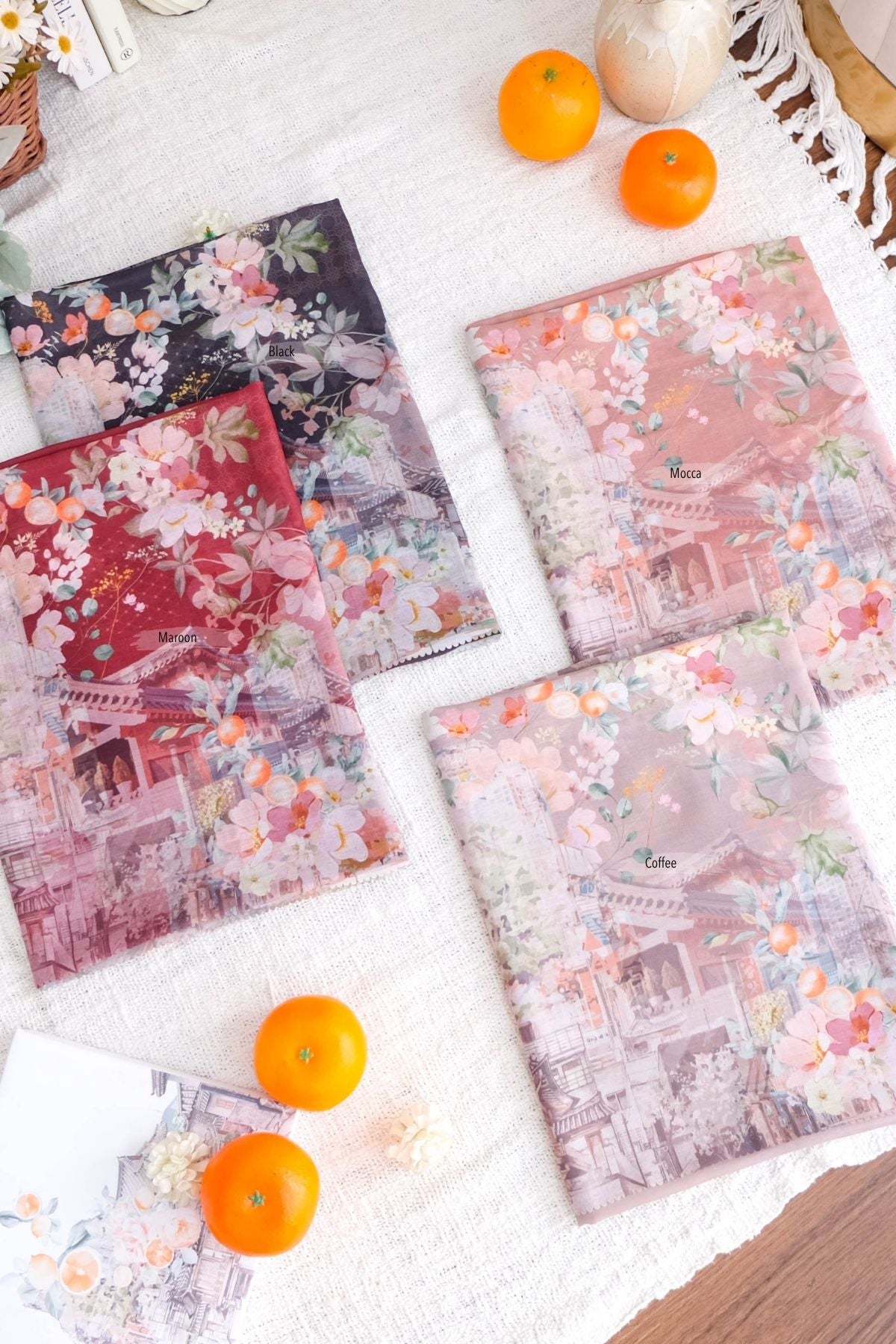 [ BUY 3 GET 1 FREE HIJAB ] Tangerine Scarf - ST16.11 TV16.11 TJ16.11 Coffee