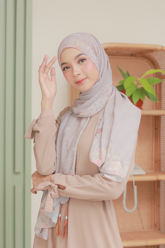 Rosalie - Pashmina Premium Ceruti - Cream - PM11.17