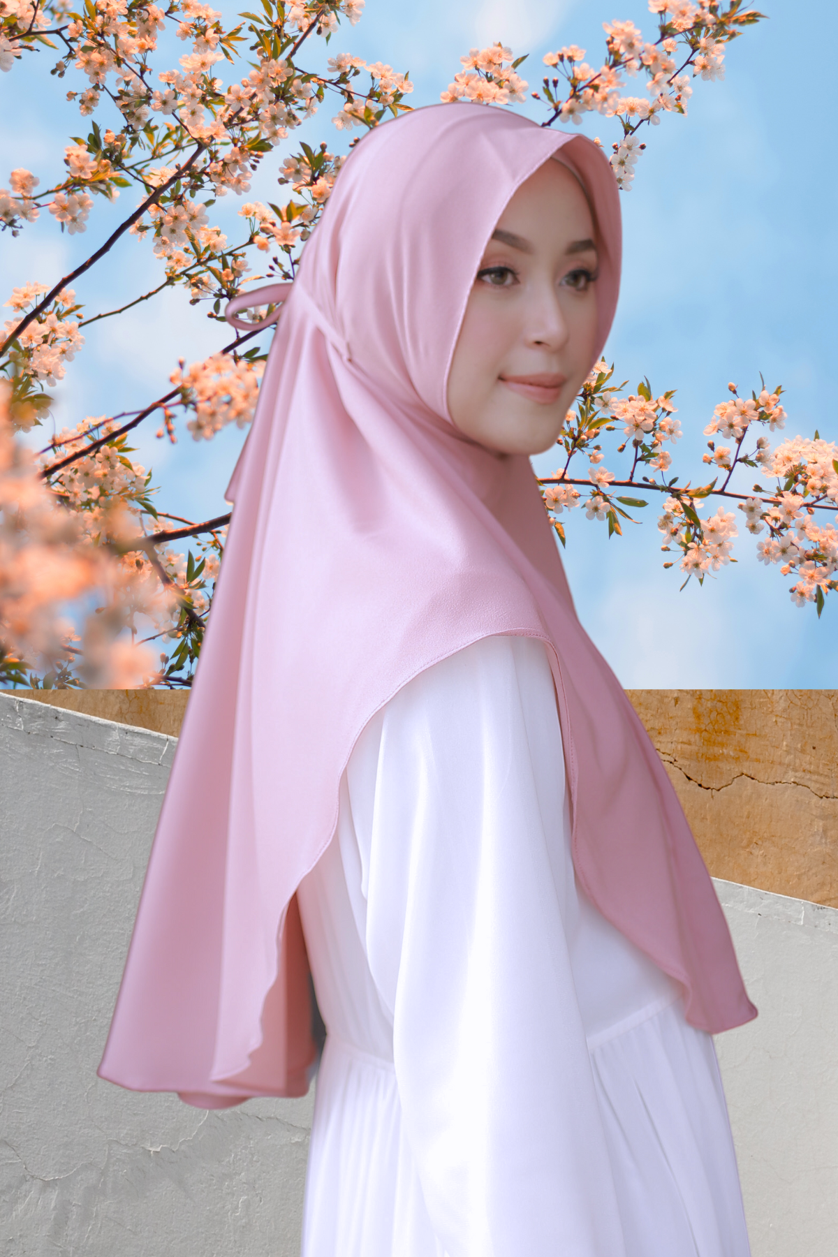 Hijab Instan Baiti Bergo -   TY11.37 Dark Pink