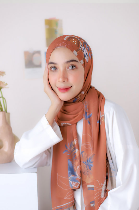 Rainbow - Pashmina Premium Ceruti - Bronze - PM11.6