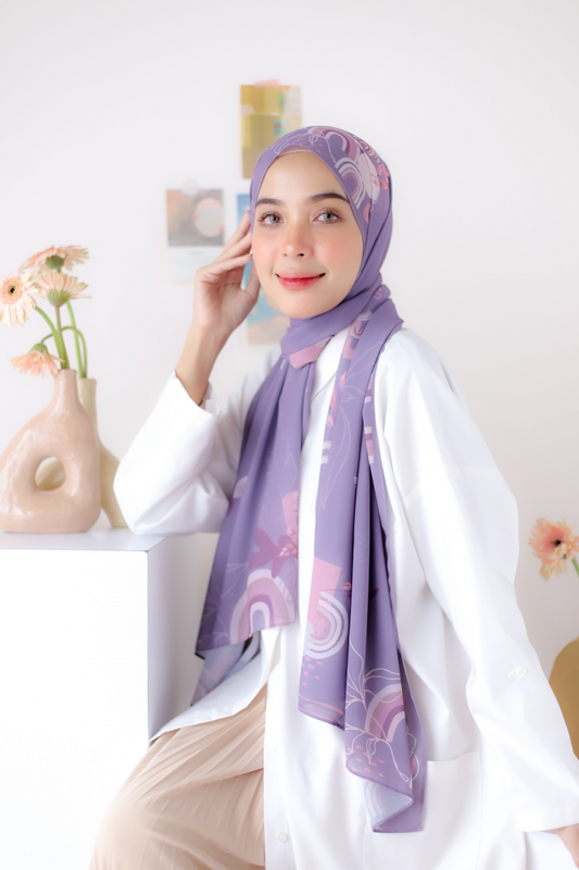 Rainbow - Pashmina Premium Ceruti - Violetta - PM11.9