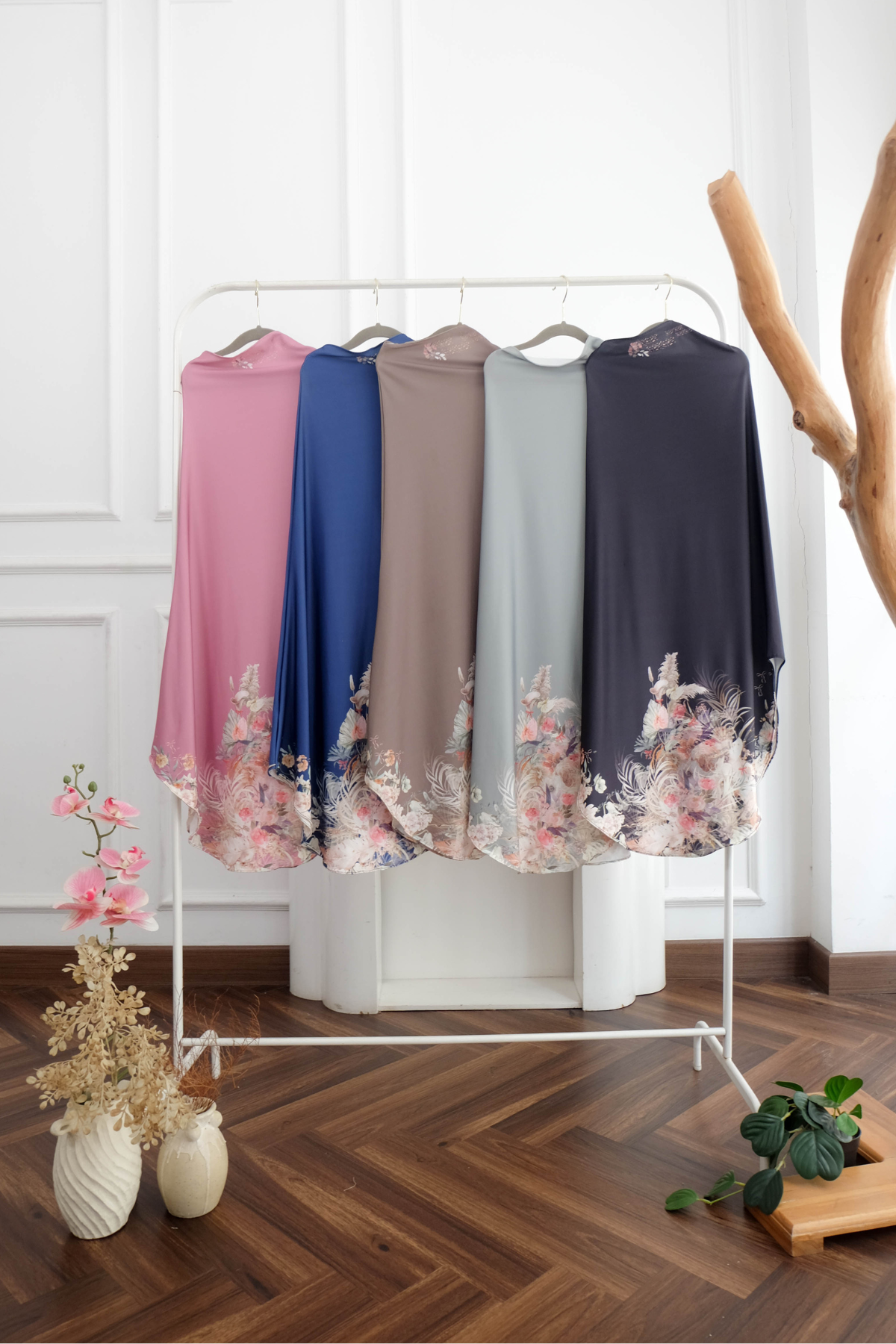 [ BUY 3 GET 1 FREE HIJAB ] Runa Emily - RE46.2 Denim