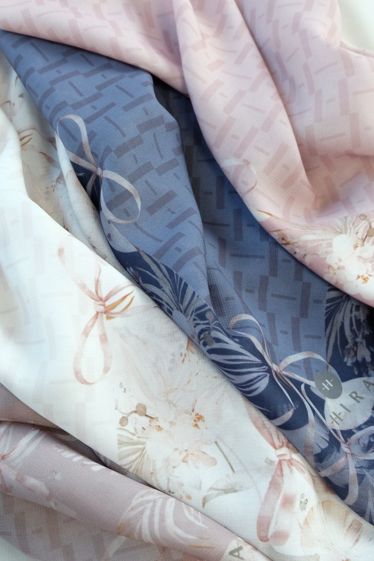 [ BUY 3 GET 1 FREE HIJAB ] Emily - Scarf Square Premium Polycotton | MONO PEARL - EM28.37
