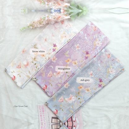 [ BUY 3 GET 1 FREE HIJAB ] Verbena - Scarf Square British Voal - Mangostine - VR26.10