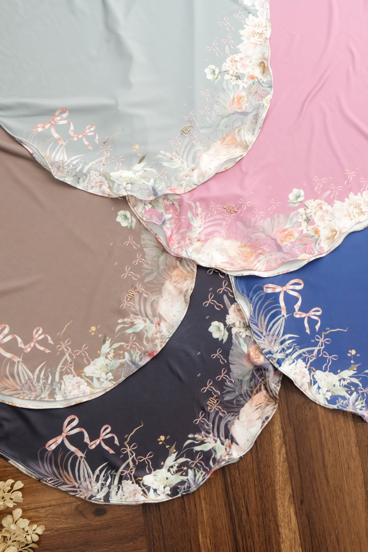 [ BUY 3 GET 1 FREE HIJAB ] Runa Emily - RE46.2 Denim