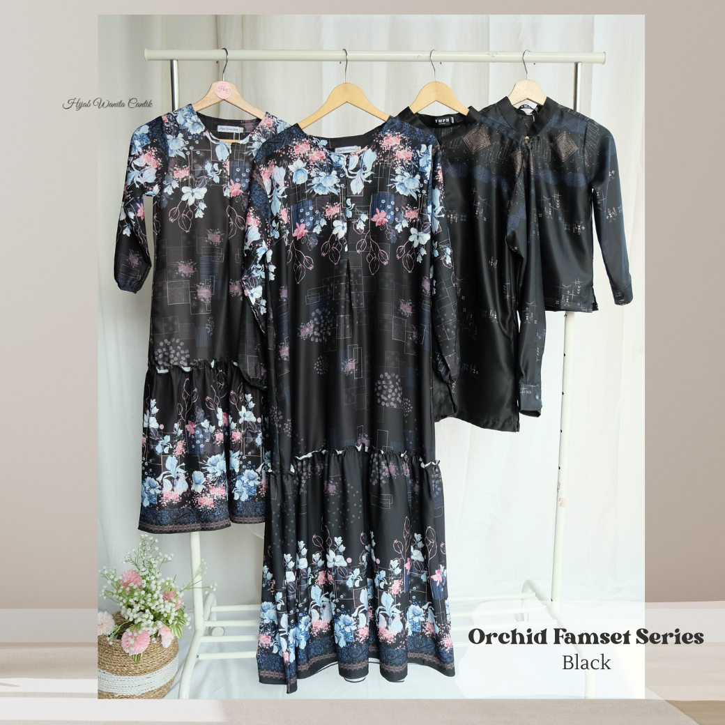 Koko Anak Orchid Series - OC10.1 Black