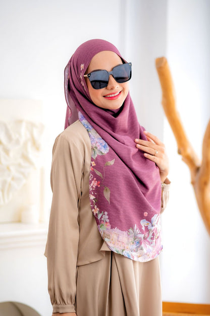 [ BUY 3 GET 1 FREE HIJAB ] Instan Malaya Purity - MP10.3 Maroon