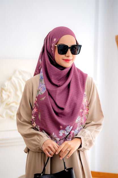[ BUY 3 GET 1 FREE HIJAB ] Instan Malaya Purity - MP10.3 Maroon