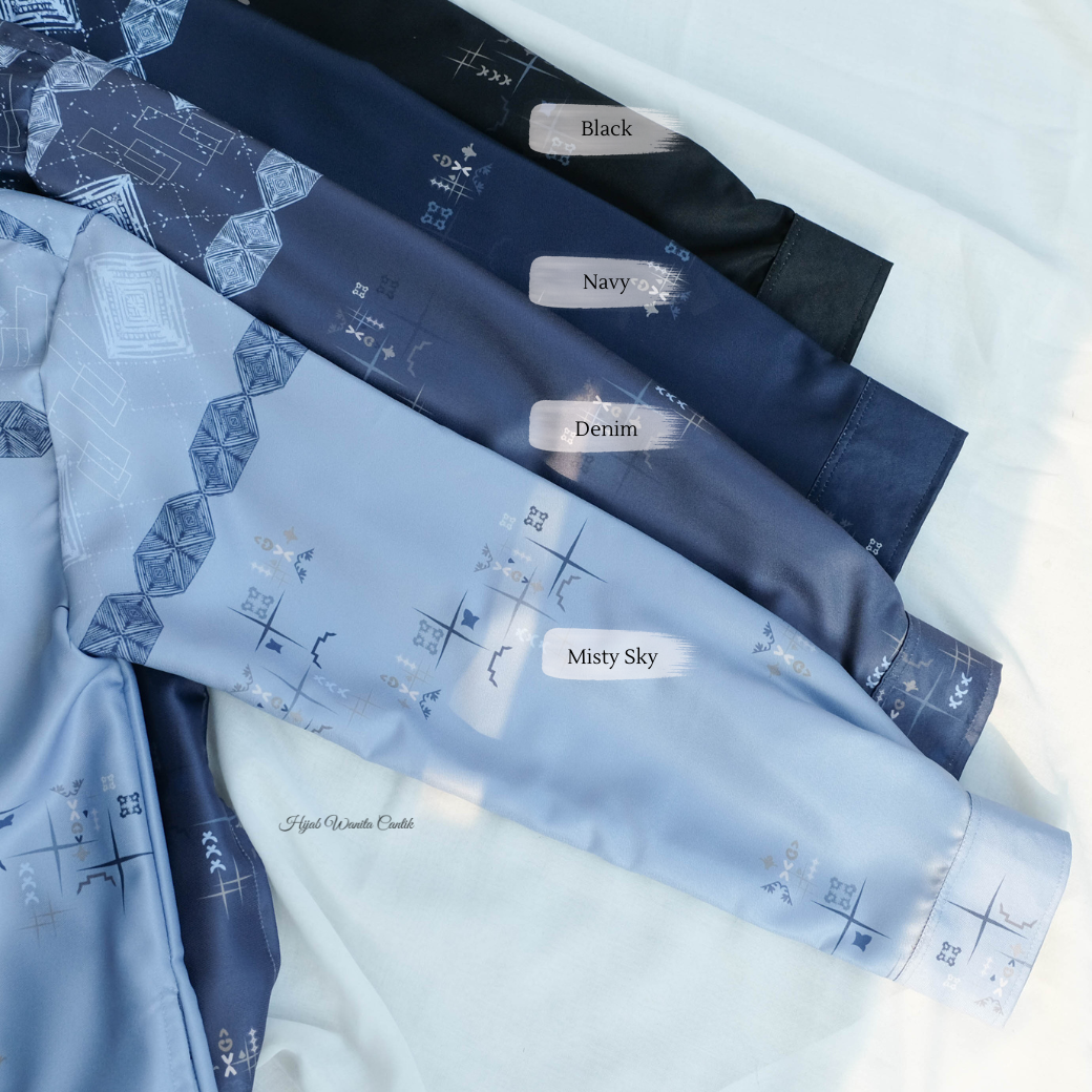 [CLEARANCE SALE] Koko Anak Orchid Series - OC10.4 Navy