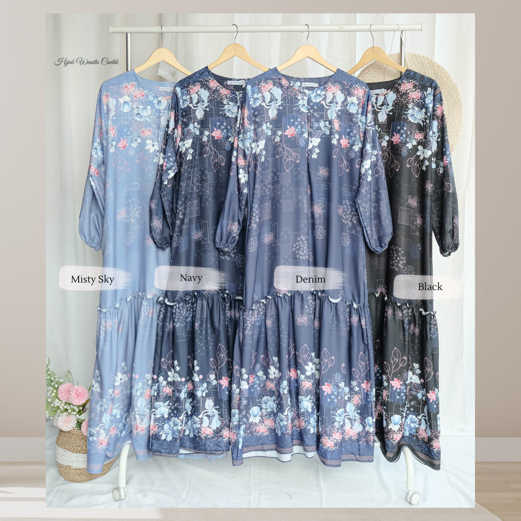 Orchid Dress - ORD1.2 Denim Grey