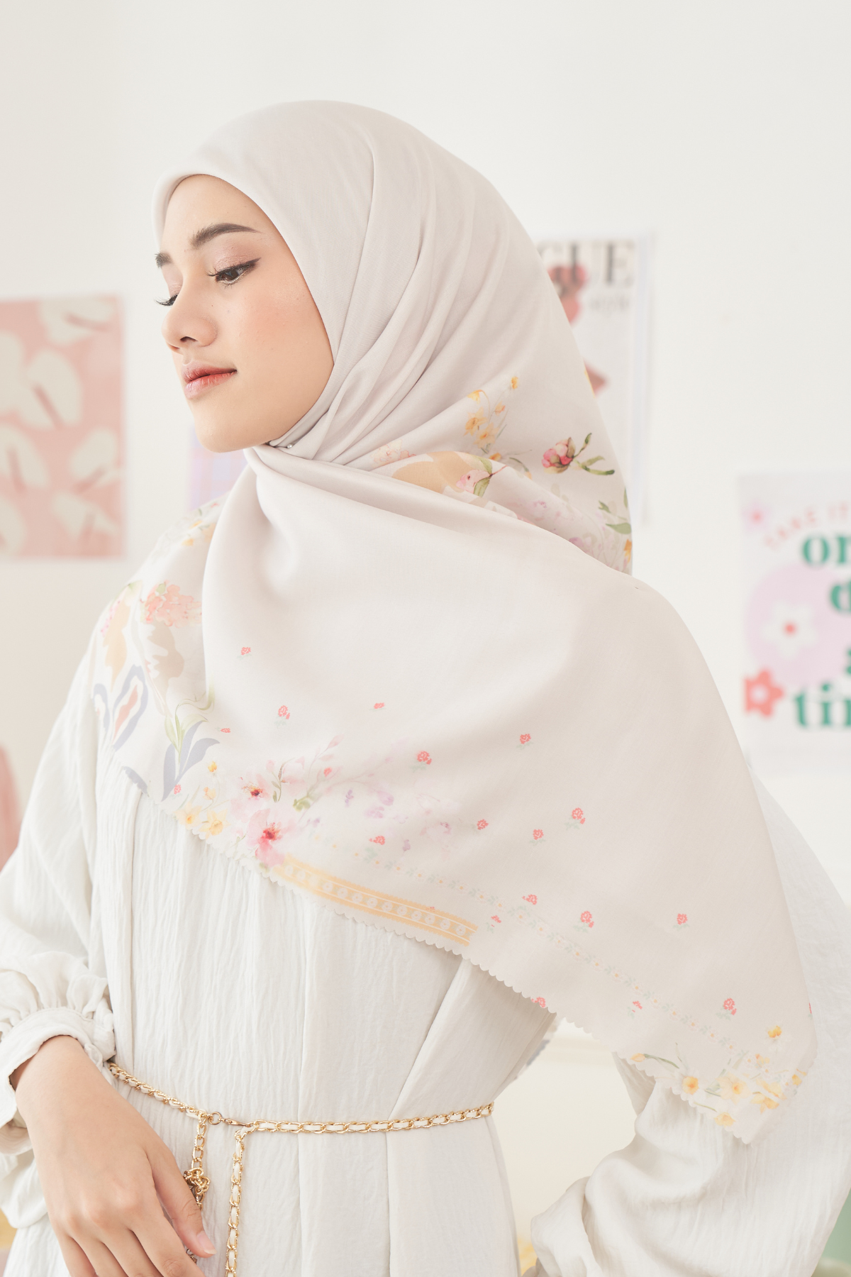 Daffodil - Scarf Loire Voal - Creamy - DF14.2