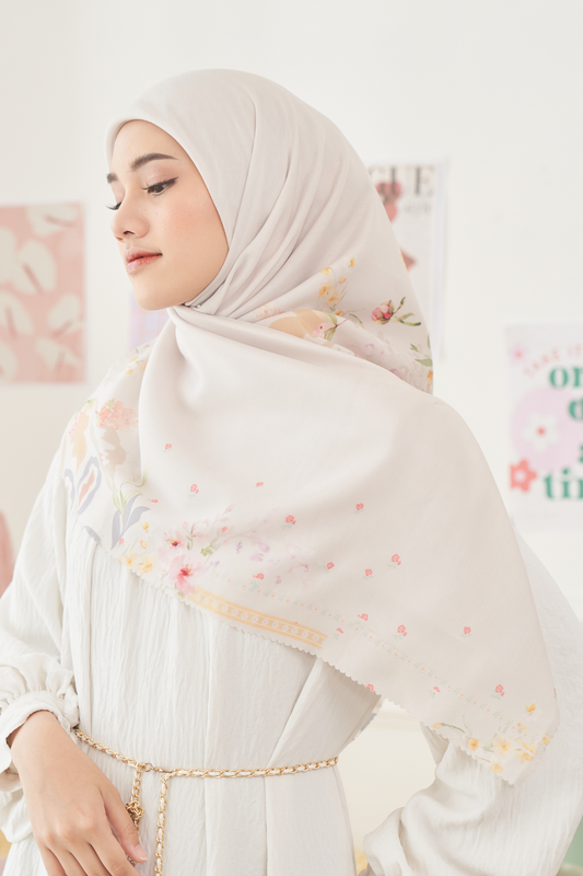 Daffodil - Scarf Loire Voal - Creamy - DF14.2