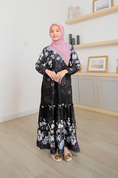 Orchid Dress Anak - ADD1.1 Black