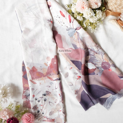 [ BUY 3 GET 1 FREE HIJAB ] Coconut Scarf Jumbo - JS93.6 Kara White
