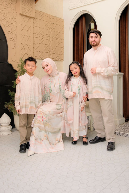 ASHA Family Set — Creamy | HIRA Raya 2027