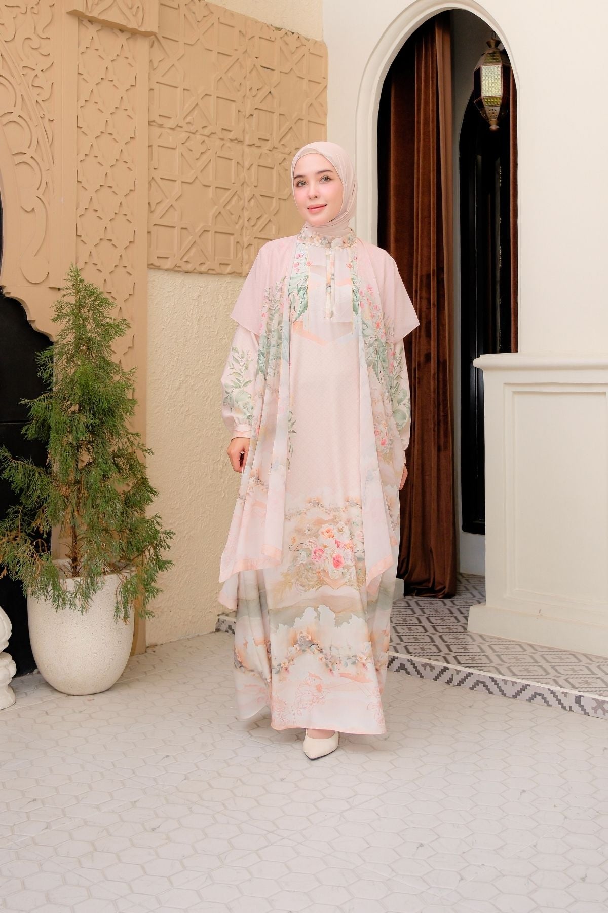 ASHA Family Set — Creamy | HIRA Raya 2027