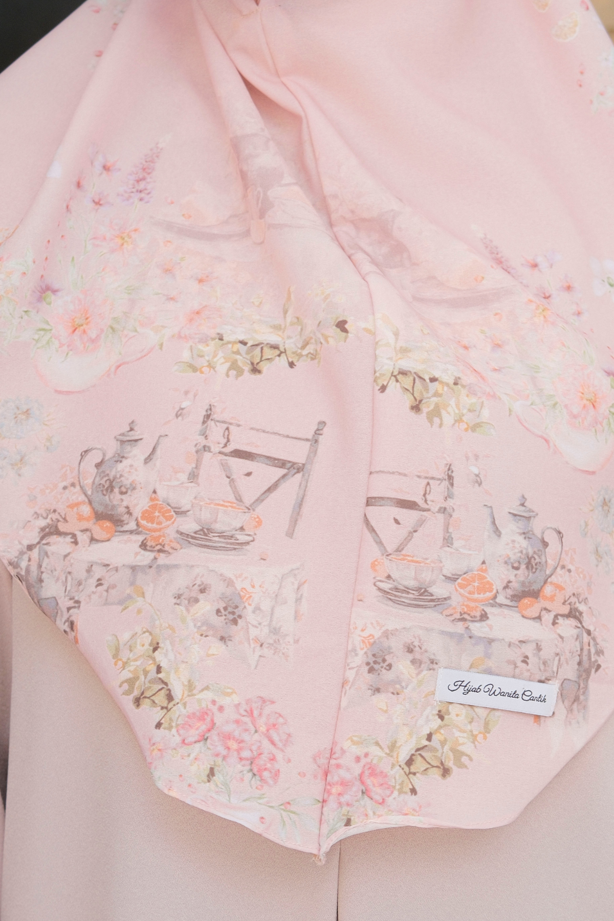 [ BUY 3 GET 1 FREE ] Hijab Instan Baiti Camellia - BC44.3 Flourishing Rose