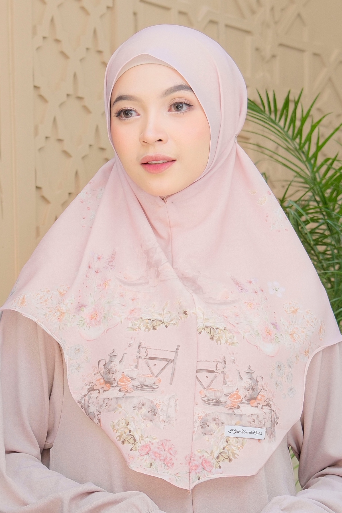[ BUY 3 GET 1 FREE ] Hijab Instan Baiti Camellia - BC44.3 Flourishing Rose
