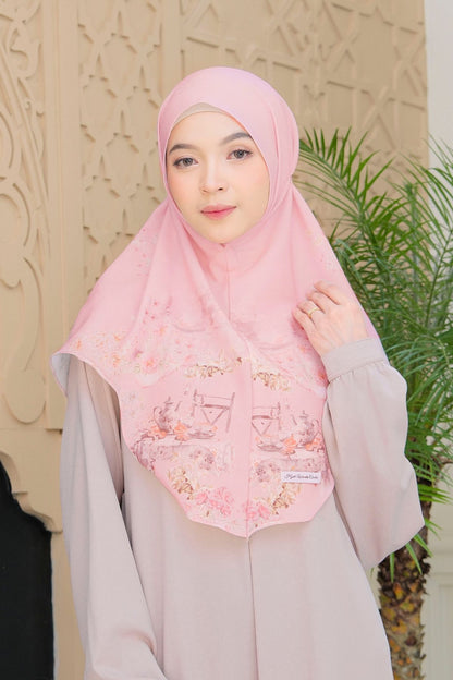 Hijab Instan Baiti Camellia - BC44.3 Flourishing Rose