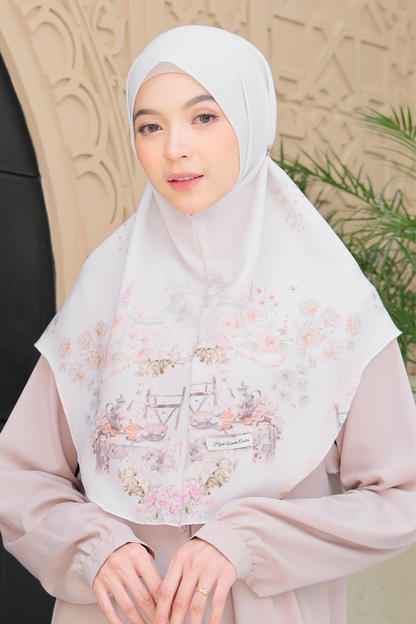 [ BUY 3 GET 1 FREE ] Hijab Instan Baiti Camellia - BC44.4 Gracious Cream