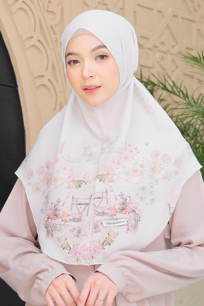 [ BUY 3 GET 1 FREE ] Hijab Instan Baiti Camellia - BC44.4 Gracious Cream