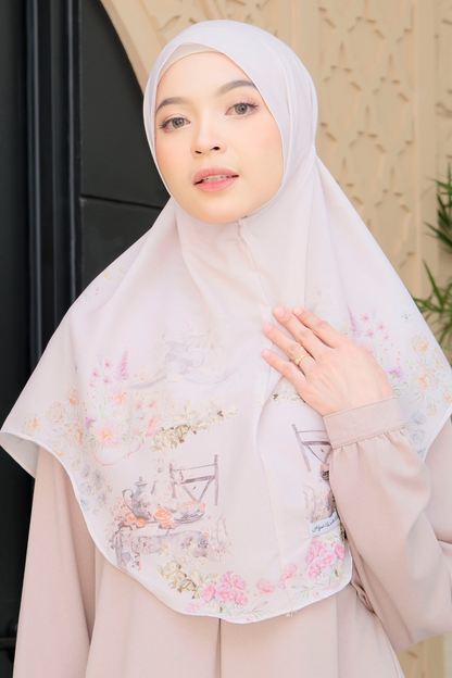 [ BUY 3 GET 1 FREE ] Hijab Instan Baiti Camellia - BC44.6 Nice Caramel