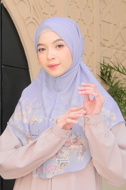 [ BUY 3 GET 1 FREE ] Hijab Instan Baiti Camellia - BC44.7 Pleasant Grey