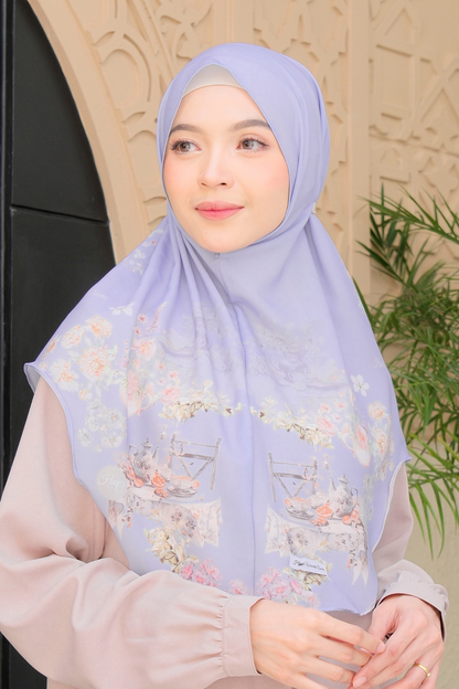 [ BUY 3 GET 1 FREE ] Hijab Instan Baiti Camellia - BC44.7 Pleasant Grey