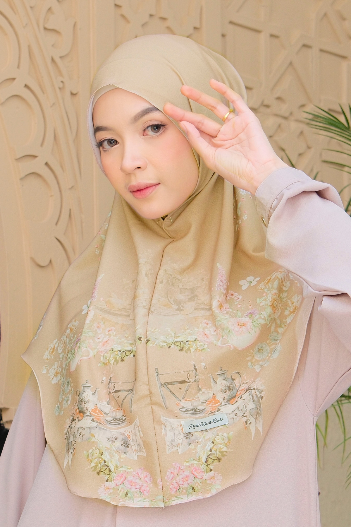 [ BUY 3 GET 1 FREE ] Hijab Instan Baiti Camellia - BC44.8 Warm Apple Tea