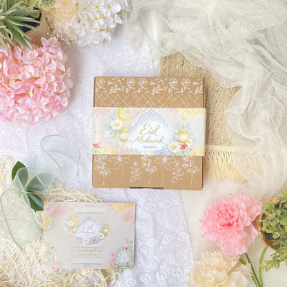 HIRA [Box Packing Saja ] Hampers Bingkisan Parcel Raya Idul Fitri Lebaran Leather Pouch Kantong Tas