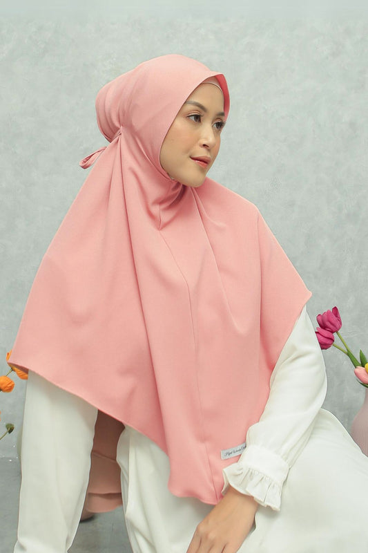 Hijab Instan Baiti Polos Jumbo - BJ10.6 Pink