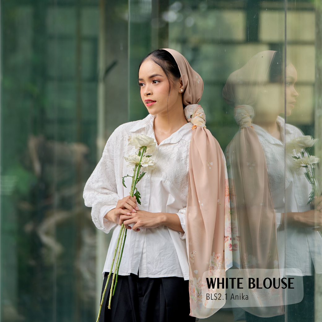 White Blouse - BLS2.1 Anika