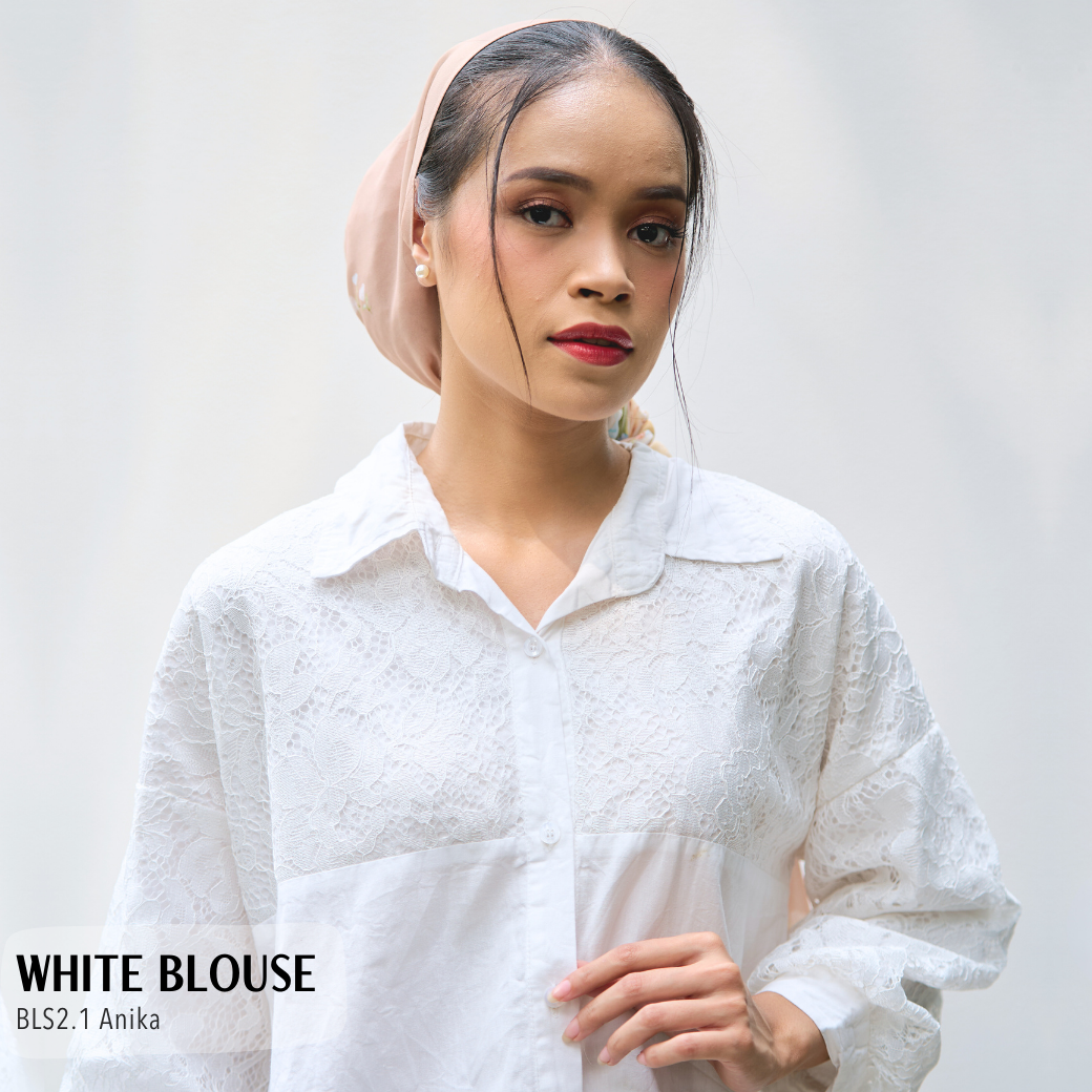 White Blouse - BLS2.1 Anika