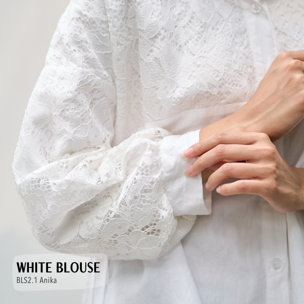 White Blouse - BLS2.1 Anika