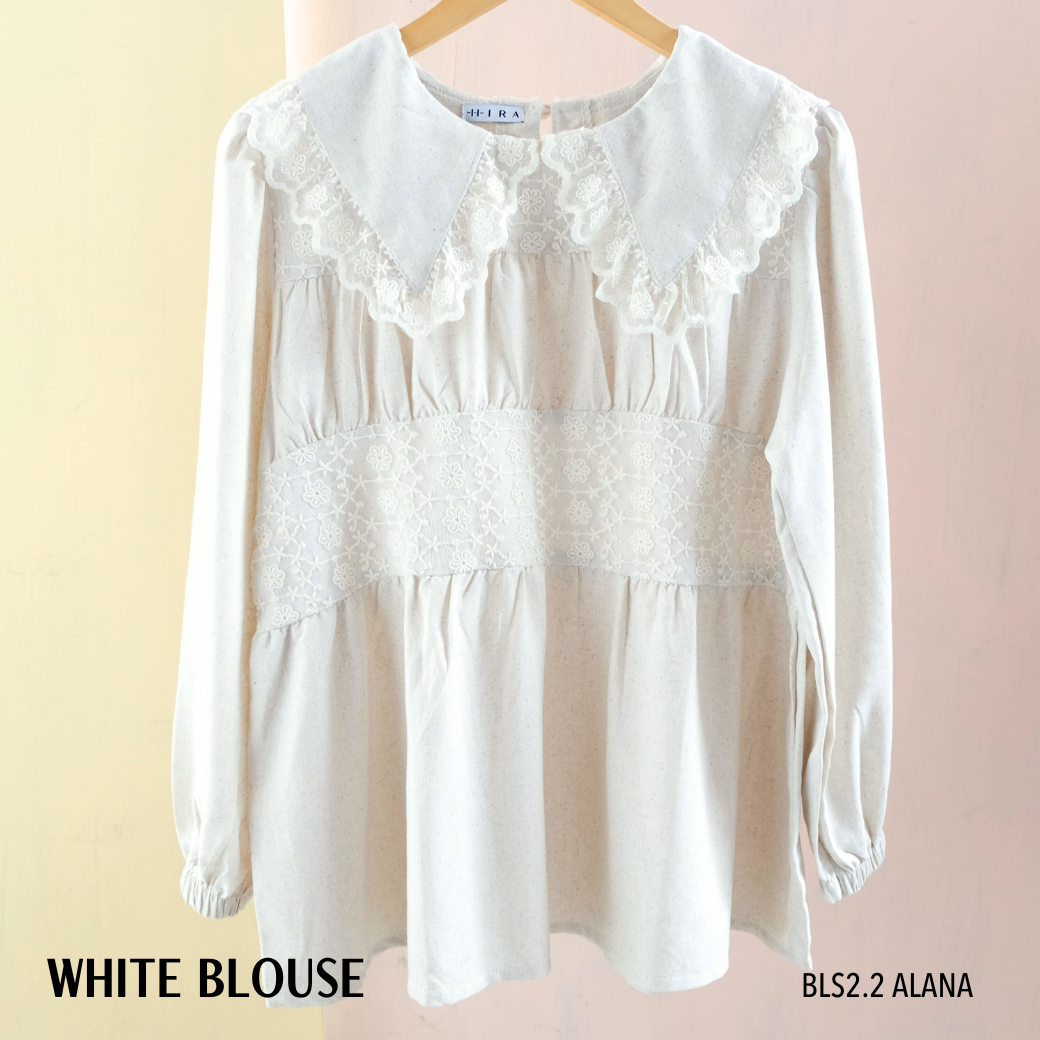 White Blouse - BLS2.2 Alana