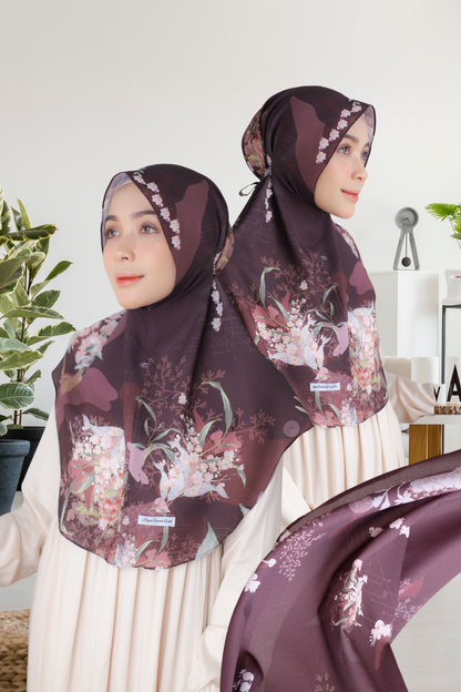 [ BUY 3 GET 1 FREE ] Fresia - Instan Baiti - Maroon - BM45.27
