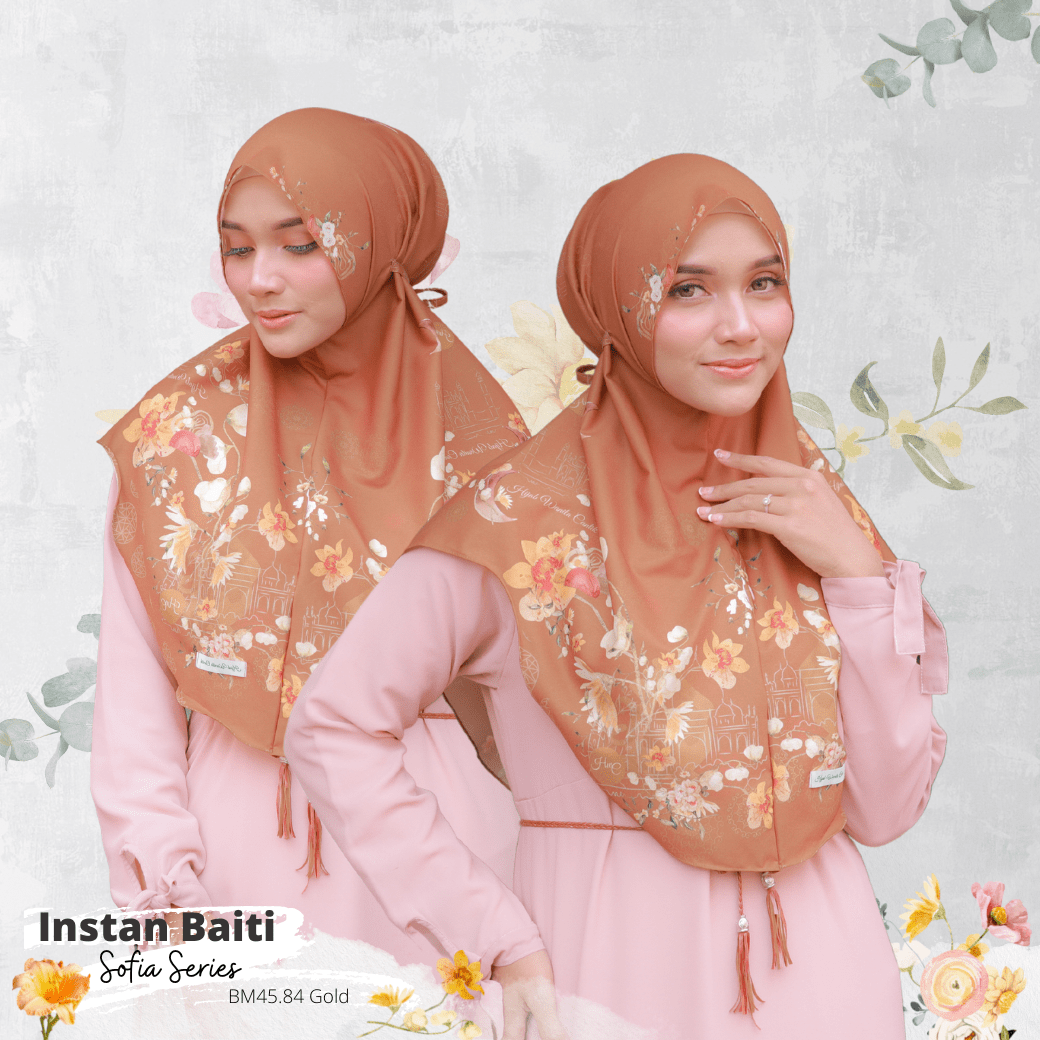 [DISKON AMBYAR] Last Stock Scarf Motif Hijabwanitacantik Series Hijab Kerudung Printing Motif